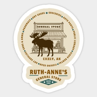 Ruth-Anne's General Store Fan Art Sticker